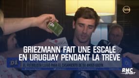 Griezmann fait une escale en Uruguay pendant la trêve (pour le mariage d'un coéquipier)