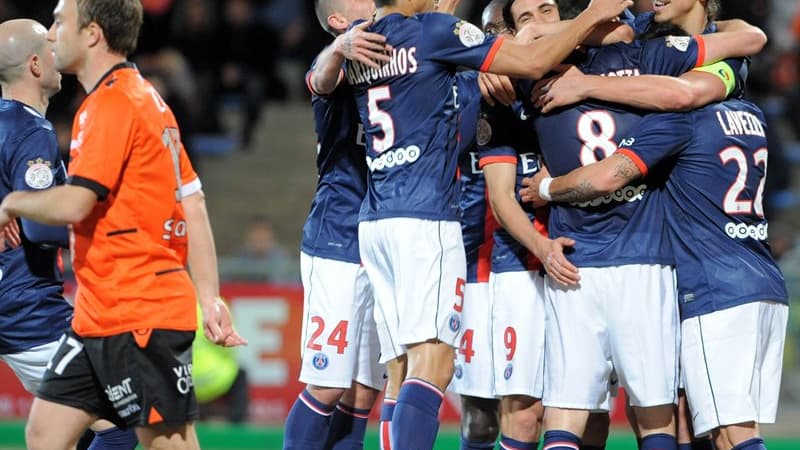 Les joueurs du PSG