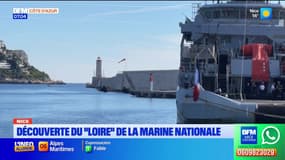 Nice: le navire de la marine nationale "Loire" ouvre ses portes au public