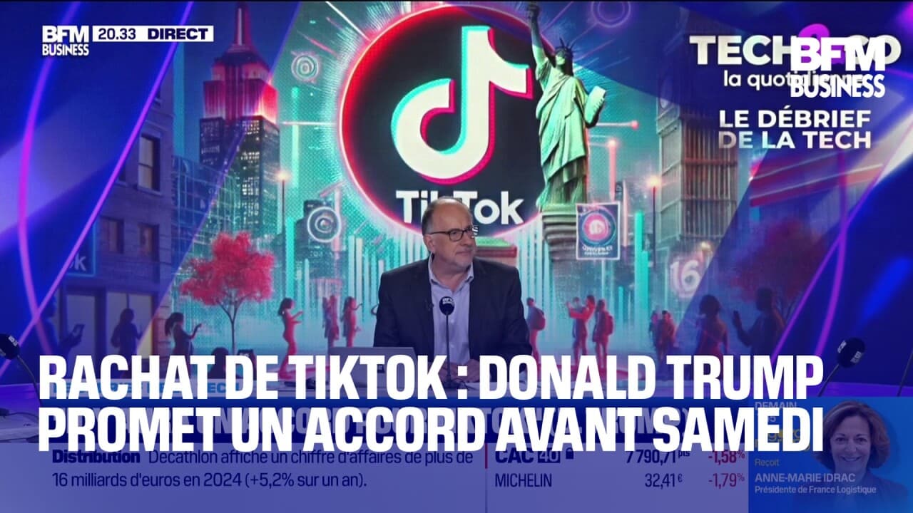 Rachat de Tiktok: Donald Trump promet un accord avant samedi