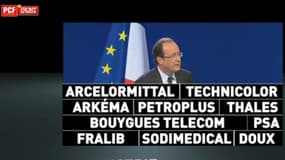 Les voeux du PC à François Hollande