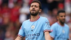 Bernardo Silva avec Manchester City, le 8 août 2022