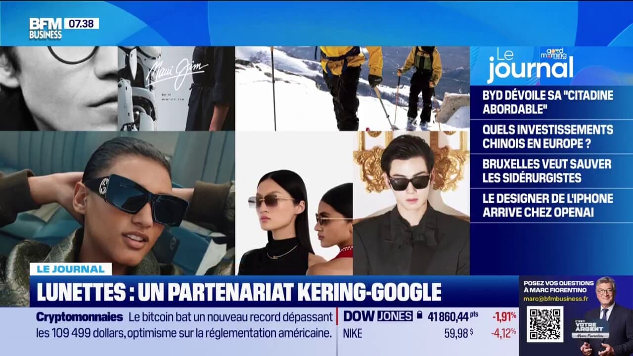 Lunettes : un partenariat Kering-Google