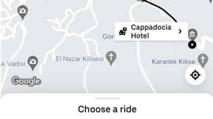 Une capture de l'application avec ce moyen de transport pour le moins original. Une capture de l'application avec ce moyen de transport pour le moins original.