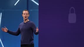 Mark Zuckerberg pendant la F8, la conférence des développeurs Facebook, le 1er mai 2018