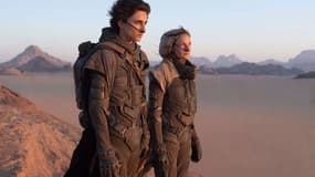 Timothée Chalamet et Rebecca Ferguson dans "Dune"