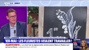 1er-mai: "Le fait de ne pas pouvoir faire travailler nos collaborateurs est une véritable problématique", regrette le président de la Fédération française des artisans fleuristes