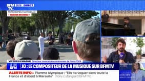 Victor Le Masne (directeur musical des cérémonies de Paris 2024) sur l'hymne des JO: "Beaucoup de médias étrangers m'ont dit que ça faisait français"