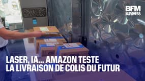  Laser, IA… Amazon teste la livraison de colis du futur 