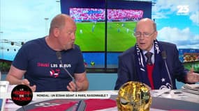 Le monde de Macron: Emmanuel Macron en Russie avec Jean-Pierre Papin et Guy Roux - 10/07