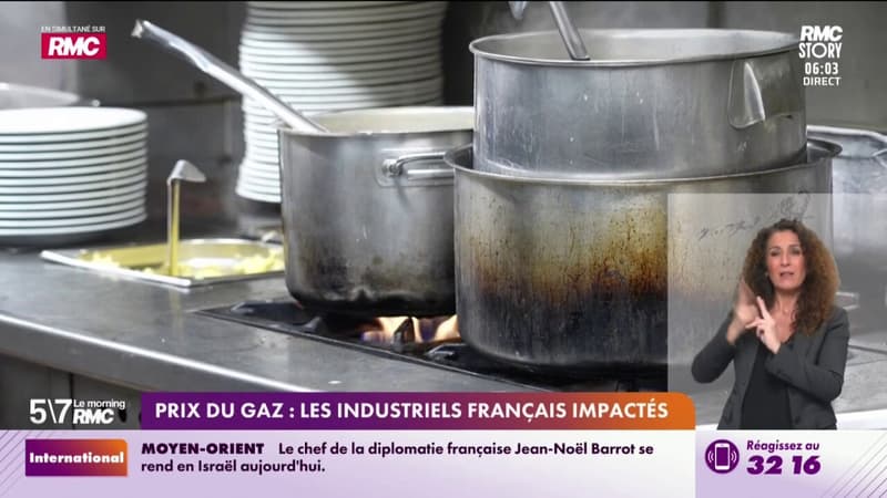 Prix du gaz : Les industriels français impactés
