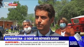 Gabriel Attal: "La France prendra toute sa part" dans l'accueil de ressortissants afghans