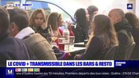 Le covid plus transmissible dans les bars et les restaurants