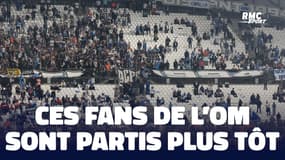 OM 0-3 PSG : "Du dégoût, un scandale…", ces supporters de Marseille ont quitté le stade à la mi-temps
