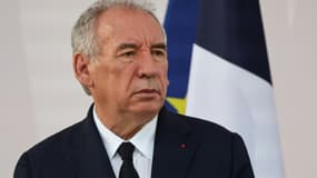 Le Premier ministre français François Bayrou assiste à un discours à l'Hôtel de Brienne à Paris, le 13 juillet 2025
