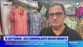 10 septembre : des commerçants niçois inquiets des mobilisations