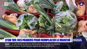 Lyon: des paniers pour remplacer le marché