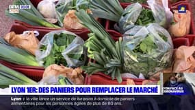 Lyon: des paniers pour remplacer le marché