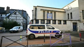 Devant la synagogue de Rouen, le 7 janvier 2025. Image d'illustration.