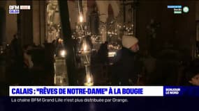 Calais: "Rêves de Notre-Dame" à la bougie