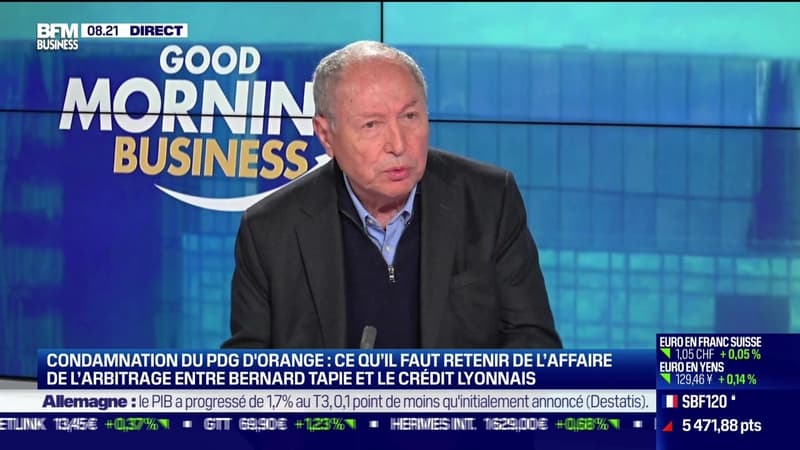 Jean Peyrelevade (Économiste) : Le PDG d'Orange Stéphane Richard a présenté sa démission - 25/11