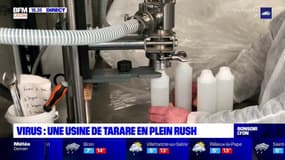 Coronavirus : une usine de gel hydroalcoolique à Tarare en plein rush