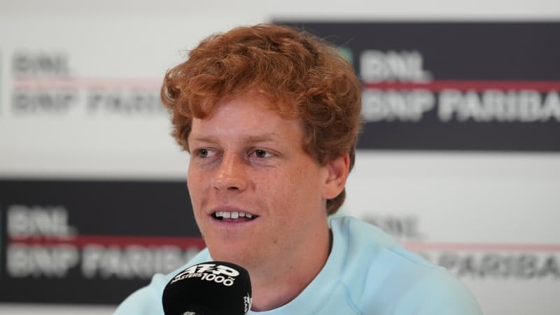 "Ça n'a pas été facile pour moi", de retour de sa suspension pour dopage, Sinner se confie au Masters 1000 de Rome