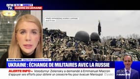 Kira Rudik, députée ukrainienne: "Les Russes échangent les militaires contre les femmes et les enfants évacués de force"