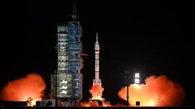 Le vaisseau Shenzhou-15 le 29 novembre 2022