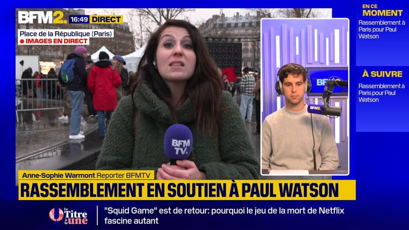 Rassemblement en soutien à Paul Watson