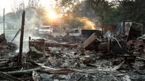 La ville de West, au Texas, dévastée par l'explosion, le 18 avril dernier.