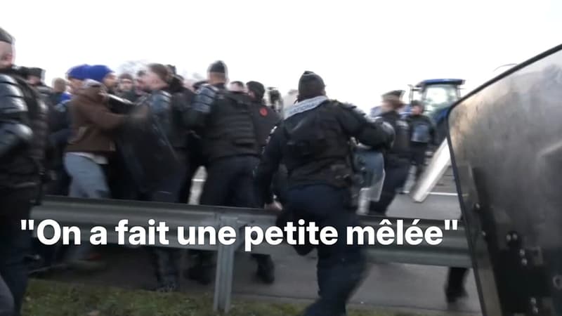 Colère agricole: tensions entre agriculteurs et forces de l'ordre sur l'A64