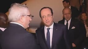 François Hollande est arrivé à Bangui mardi soir.