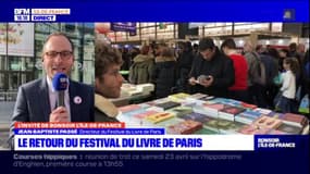 "La lecture est un sujet majeur" pour Jean-Baptiste Passé, directeur du festival du livre de Paris