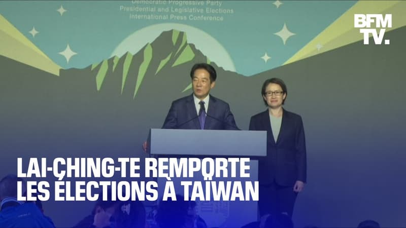 Taïwan: Lai-Ching-te remporte les élections présidentielles