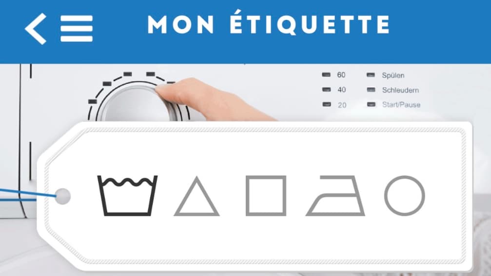 L'application Mon Étiquette vous explique les significations des différents logos présents sur les étiquettes des vêtements. L'application Mon Étiquette vous explique les significations des différents logos présents sur les étiquettes des vêtements.