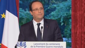 François Hollande a lancé jeudi les commémorations de la "Grande guerre"