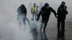 La semaine dernière, 4.600 policiers étaient mobilisés à Paris.