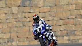 Jorge Lorenzo sur le tracé d'Aragon