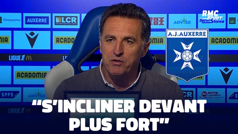 Auxerre 0-3 Monaco : "Il faut s'incliner devant plus fort" admet Pélissier