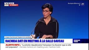 "Paris, en 20 ans, s'est abîmée, s'est dévitalisée, s'est fracturée, s'est cloisonnée, s'est communautarisée", estime Rachida Dati