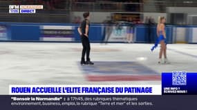 Rouen: la patinoire accueille les championnats de France de sports sur glace