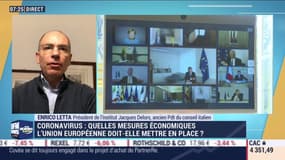 Enrico Letta (Institut Jacques Delors) : Coronavirus, quelles mesures économiques l'Unions européenne doit-elle mettre en place ? - 30/03