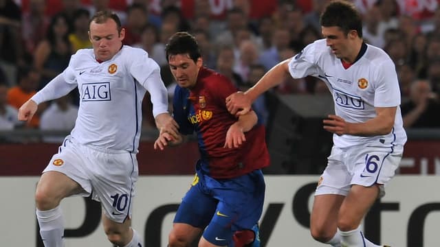 Wayne Rooney et Lionel Messi 