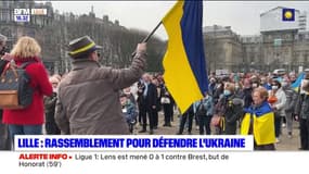 Lille: 850 personnes rassemblées en soutien à l'Ukraine