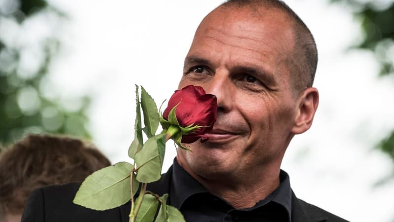 Yanis Varoufakis lors de la fête de la Rose