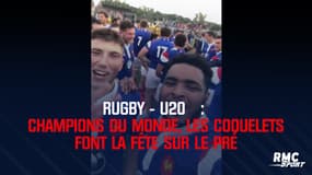 Rugby-U20 : les coqs font la fête sur le pré