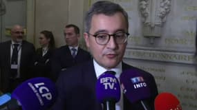 Le ministre de l'Intérieur Gérald Darmanin, le 19 décembre 2023 à l'Assemblée nationale. 