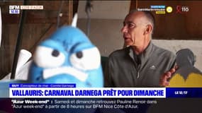 Vallauris: les bénévoles préparent le carnaval de dimanche