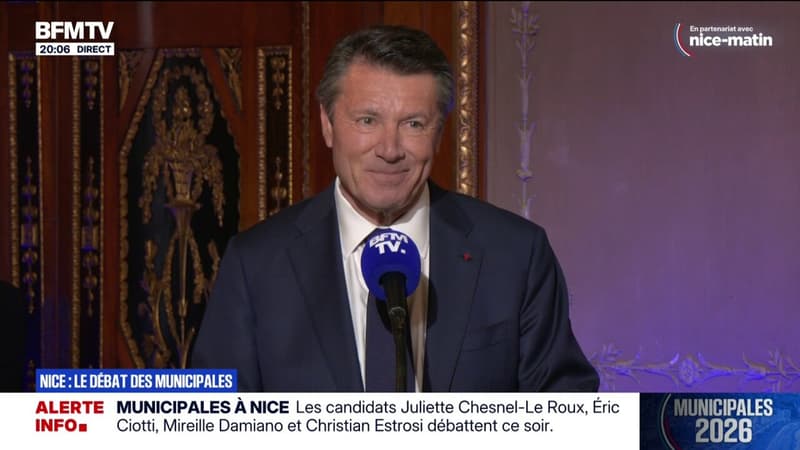 "Une campagne qui nous ramène à des atteintes personnelles": la présentation de Christian Estrosi (Horizons), maire sortant de Nice